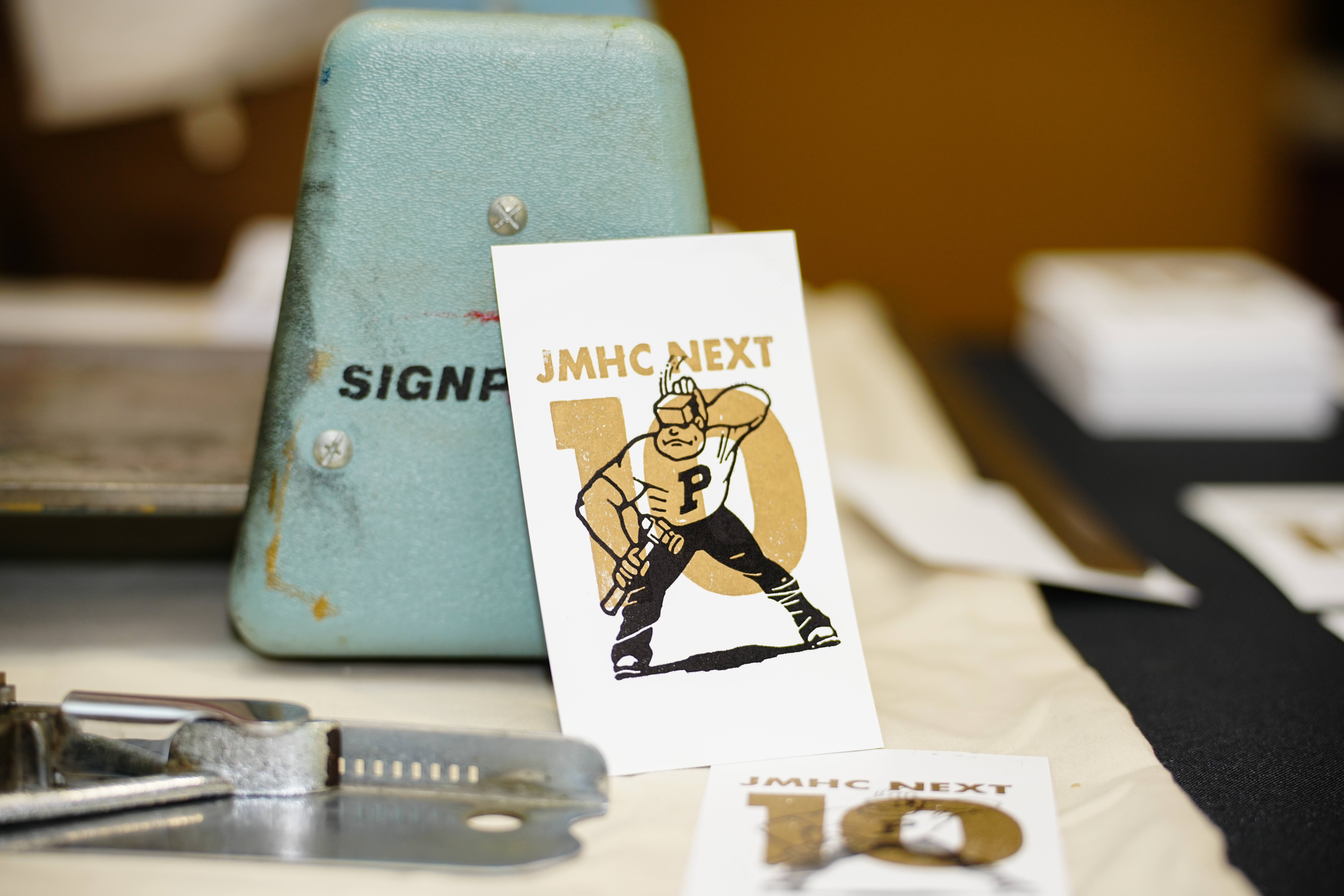 print made by letterpress in pattern workshop