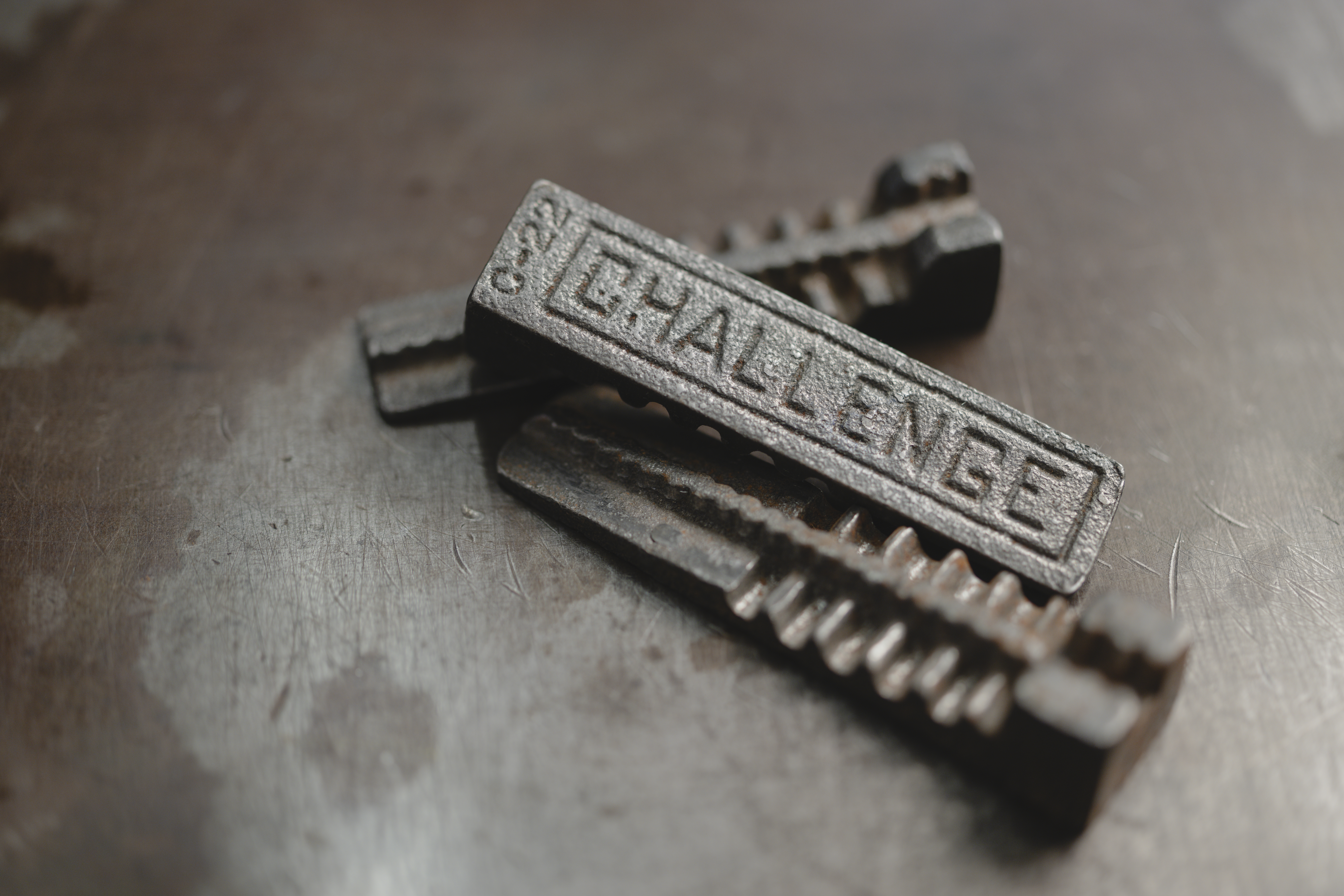 block used in letterpress printing